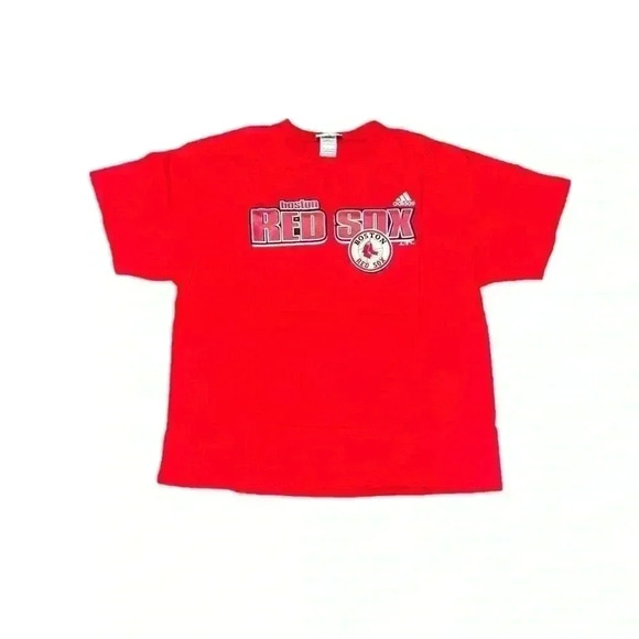 Vintage Boston Red Sox Adidas Shirt Men SIZE Extra Large Red 2004 - Picture 1 of 1